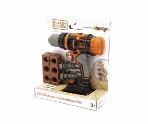 Wiertarko-wkrętarka mechaniczna Black + Decker - Smoby