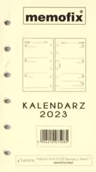 Wkład kalendarzowy 2023 Memofix A6 TDW - Antra
