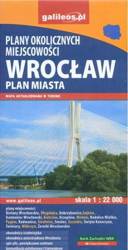 Wrocław. Plan miasta plany okolicznych miejscowości 1:22 000 - Opracowanie zbiorowe