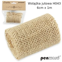 Wstążka jutowa 60mmx1m - Penword