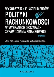 Wykorzystanie instrumentów polityki... - Józef Pfaff, Lucyna Poniatowska, Małgorzata Rówiń