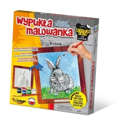 Wypukła malowanka Futrzaki - Królik - Mirage Hobby