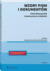 Wzory pism i dokumentów - Krzysztof Gawroński, Lidia Marciniak
