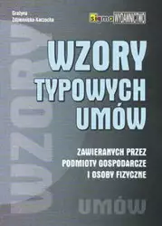 Wzory typowych umów - Grażyna Zdziennicka-Kaczocha