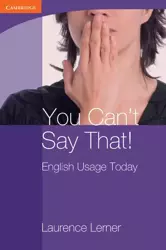 You Can't Say That! English Usage Today - Laurence Lerner