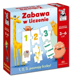 Zabawa w liczenie. Układanka edukacyjna 3-6 lat - Hubert Bobrowski, Magdalena Popovics, Pola August