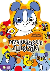 Zakręcone kolorowanie. Przyjacielskie zwierzaki - Justyna Tkocz