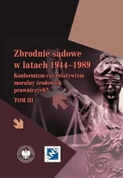 Zbrodnie sądowe w latach 1944-1989 - Marzena Grosicka, Dariusz Palacz