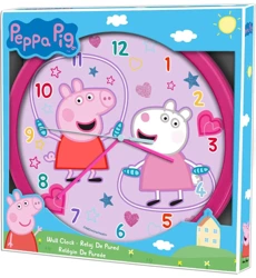 Zegar ścienny Peppa Pig 25cm PP09054 - Kids Euroswan