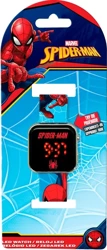 Zegarek LED z kalendarzem Spiderman SPD4987 - Kids Euroswan