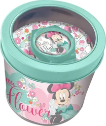 Zegarek analogowy Minnie w metalowym opakowaniu  WD22138 - Kids Euroswan