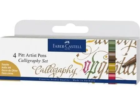 Zestaw do kaligrafii 4 kolory FABER CASTELL