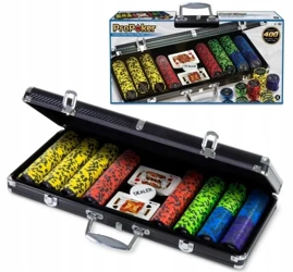 Zestaw do pokera w walizce Pro Poker 400 żetonów - United States Playing Card Company