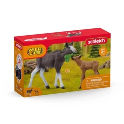 Zestaw figurek Łoś z cielęciem - Schleich