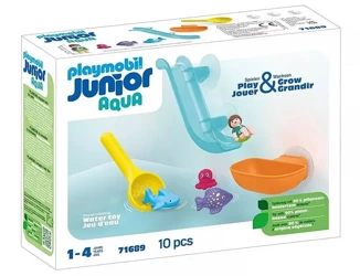 Zestaw z figurką Junior Aqua 71 689 Wodna zjeżdżalnia z morskimi zwierzątkami