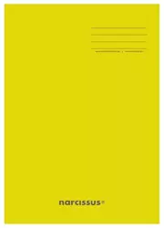 Zeszyt A5/16K kratka PP Yellow (4szt) NARCISSUS