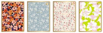 Zeszyt A5/60K kratka Metallic Floral (10szt) - INTERDRUK