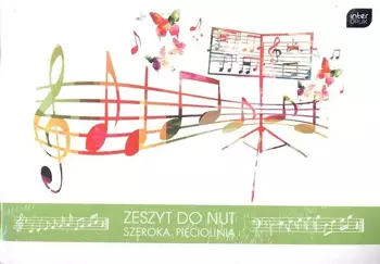 Zeszyt do nut B5/16K szeroka linia MIX (10szt) - INTERDRUK