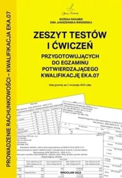 Zeszyt testów i ćw do egzaminu kwalifikacja EKA07 - praca szbiorowa