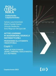 eBook Active Learning w akademickiej edukacji matematycznej. Przewodnik dla studenta i nauczyciela. Część 1. Funkcje rzeczywiste jednej zmiennej rzeczywistej dla inżyniera - Sylwia Lara-Dziembek