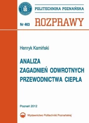 eBook Analiza zagadnień odwrotnych przewodnictwa ciepła - Henryk Kamiński