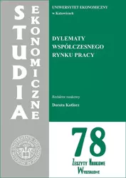 eBook Dylematy współczesnego rynku pracy. SE 78 - Dorota Kotlorz