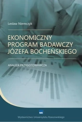 eBook Ekonomiczny program badawczy Józefa Bocheńskiego - Lesław Niemczyk