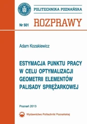 eBook Estymacja punktu pracy w celu optymalizacji geometrii elementów palisady sprężarkowej - Adam Kozakiewicz