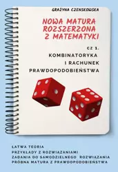 eBook Kombinatoryka i rachunek prawdopodobieństwa. Nowa matura rozszerzona z matematyki - Grażyna Czenskowska