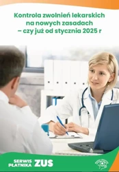 eBook Kontrola zwolnień lekarskich na nowych zasadach – czy już od stycznia 2025 r. - Katarzyna Jankowska