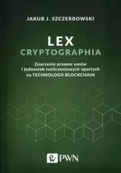 eBook Lex cryptographia - Jakub J. Szczerbowski epub mobi