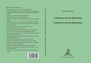 eBook Literatura i sztuka Gwatemali. Literatura y arte de Guatemala. - Danuta Mucha