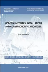 eBook MODERN MATERIALS, INSTALLATIONS AND CONSTRUCTION TECHNOLOGIES - Praca zbiorowa