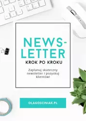 eBook Newsletter krok po kroku - Ola Gościniak epub mobi