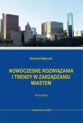 eBook Nowoczesne rozwiązania i trendy w zarządzaniu miastem - Konrad Głębocki