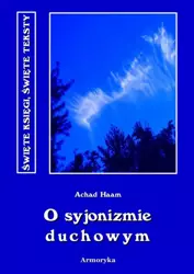 eBook O syjonizmie duchowym - Achad Haam