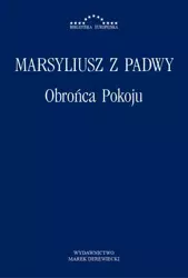 eBook Obrońca pokoju - Marsyliusz z Padwy