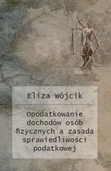 eBook Opodatkowanie dochodów osób fizycznych a zasada sprawiedliwości podatkowej - Eliza Wójcik mobi epub