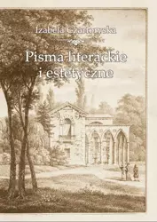 eBook Pisma literackie i estetyczne - Izabela Czartoryska