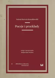 eBook Poezje i przekłady - Antoni Korwin Kossakowski