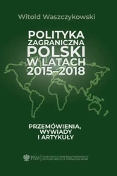 eBook Polityka zagraniczna Polski w latach 2015-2018 - Witold Waszczykowski epub mobi