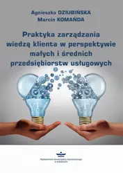 eBook Praktyka zarządzania wiedzą klienta w perspektywie małych i średnich przedsiębiorstw usługowych - Agnieszka Dziubińska