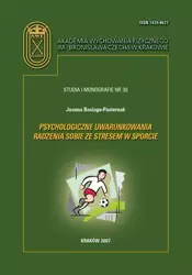 eBook Psychologiczne uwarunkowania radzenia sobie ze stresem w sporcie - Joanna Basiaga-Pasternak