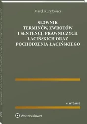 eBook Słownik terminów, zwrotów i sentencji prawniczych łacińskich oraz pochodzenia łacińskiego - Marek Kuryłowicz