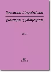 eBook Speculum Linguisticum   Vol. 1 - Jan Wawrzyńczyk