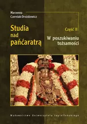 eBook Studia nad pańćaratrą. W poszukiwaniu tożsamości. Część 2 - Marzenna Czerniak-Drożdżowicz