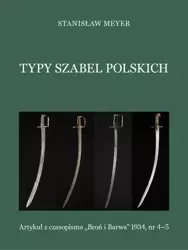 eBook Typy szabel polskich - Stanisław Meyer