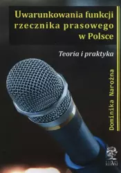 eBook Uwarunkowania funkcji rzecznika prasowego w Polsce - Dominika Narożna mobi epub