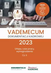 eBook Vademecum dokumentacji kadrowej 2023 - cz. II - Katarzyna Konsultacja: Wrońska-Zblewska mobi epub