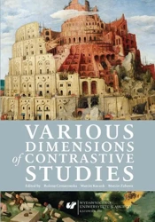 eBook Various Dimensions of Contrastive Studies - Bożena Cetnarowska